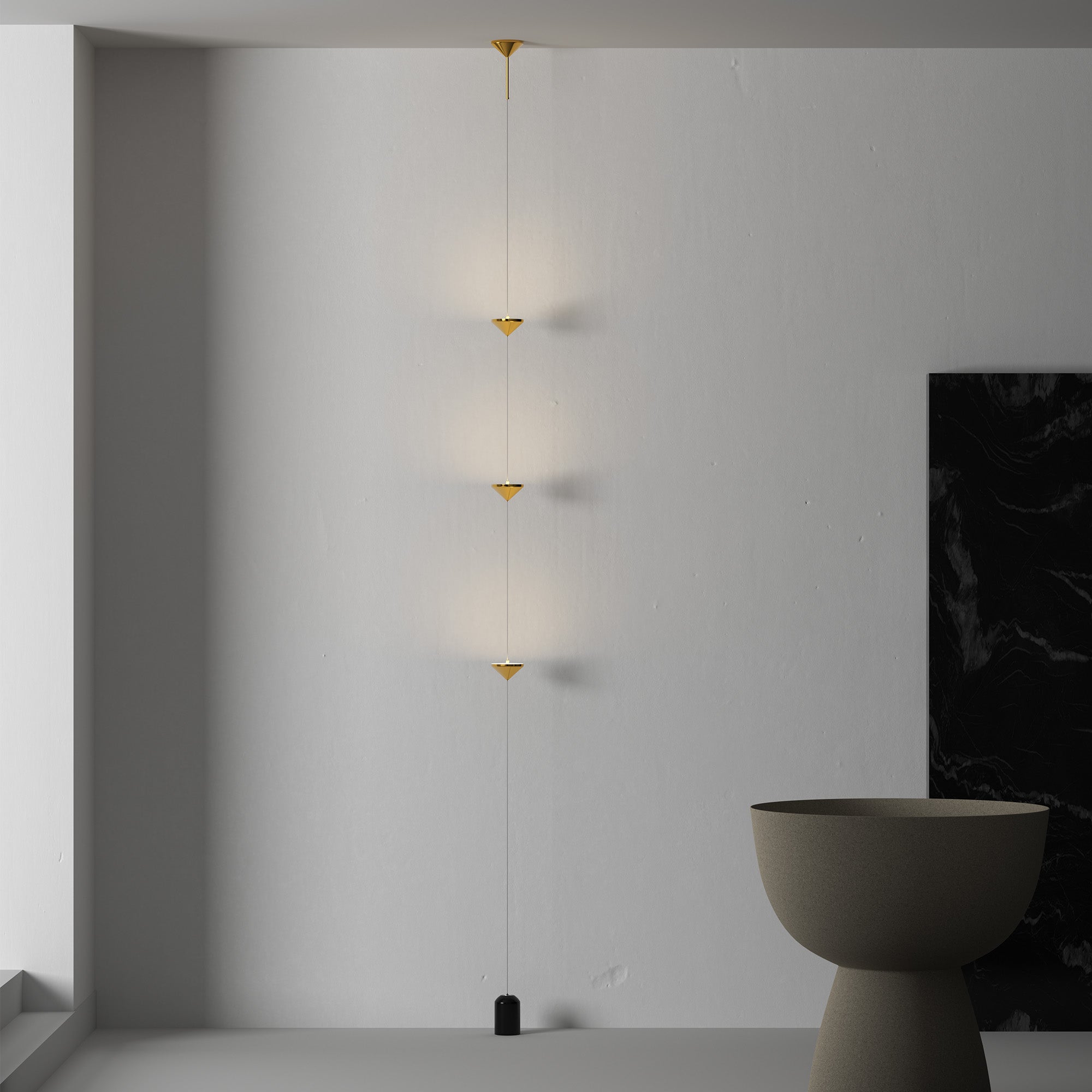 Three-headed Minimalist Floor Lamp