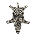 Zebra Handmade 100% Wool Novelty/Animal Oriental Area Rug Black 3'x5'