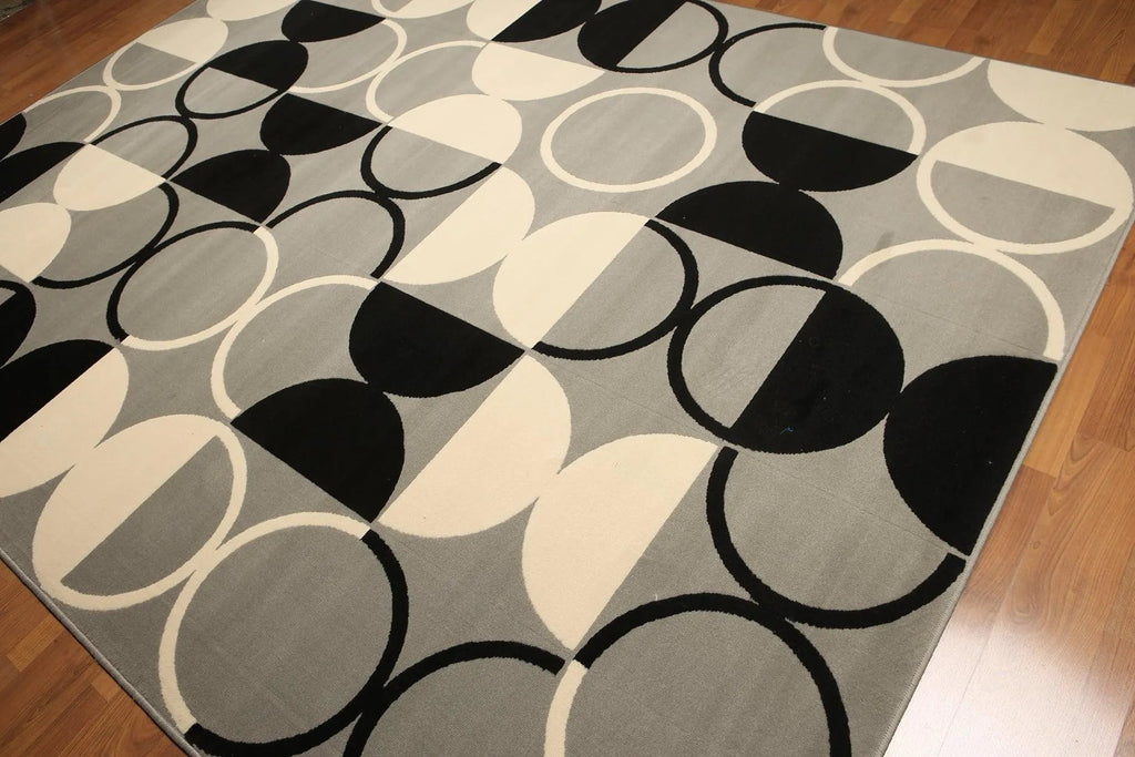 8' x 11' Traditional Oriental Area rug 8x11 Gray