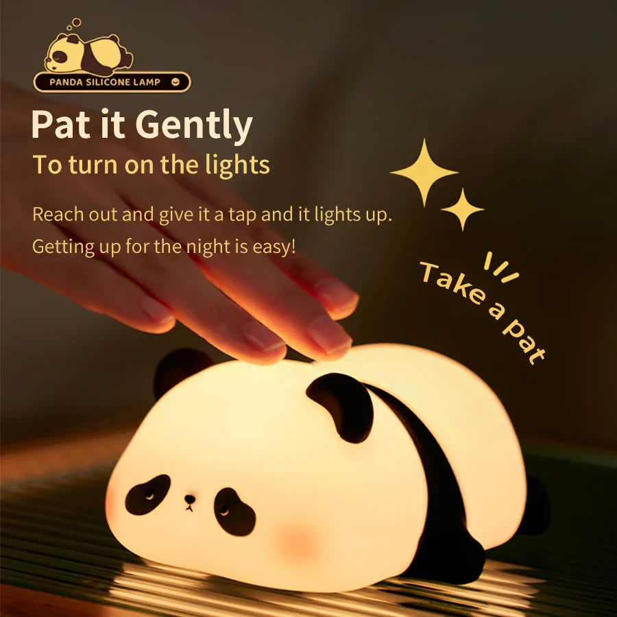 Cute Panda Silicone Night Lamp