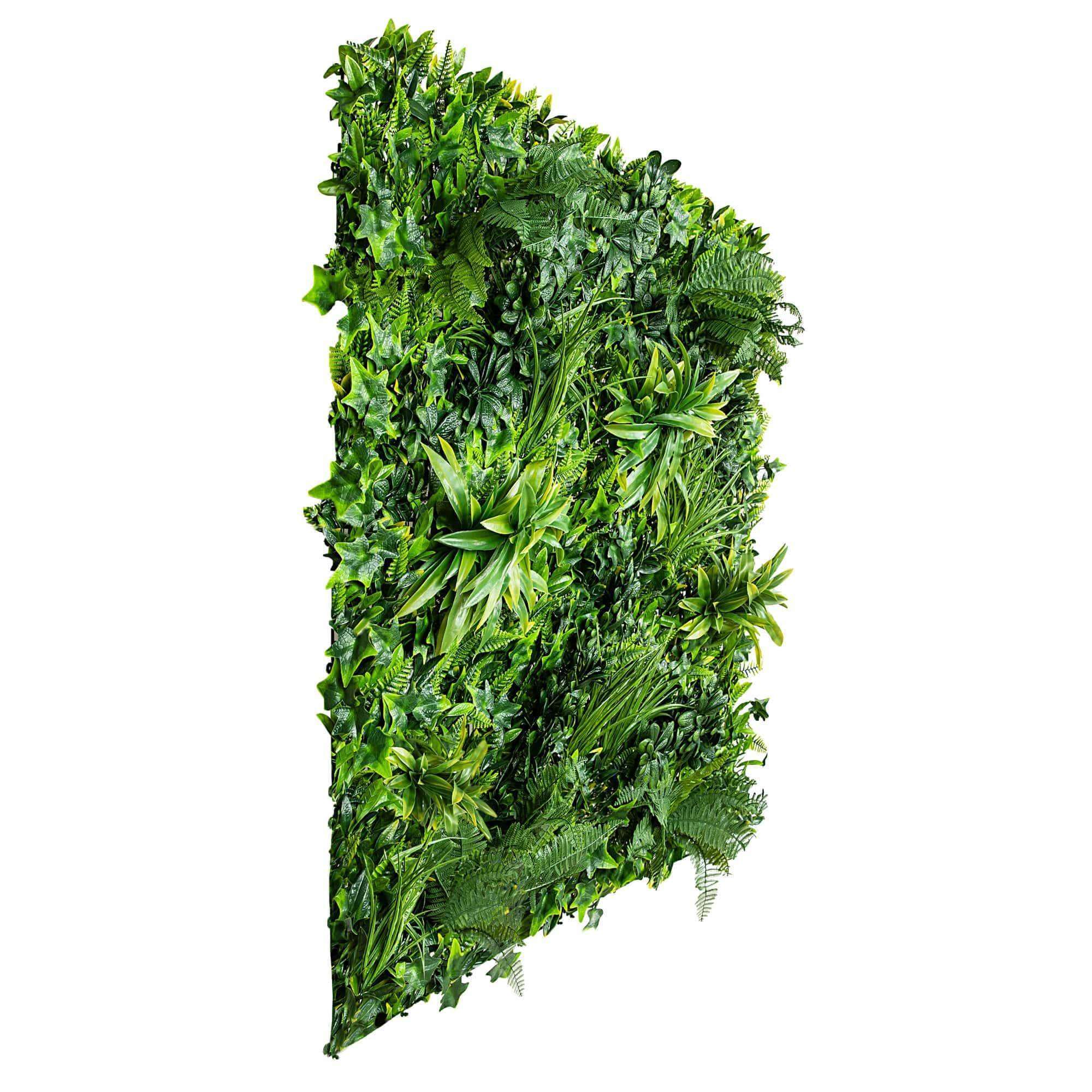 Luxury Green Sensation Artificial Vertical Garden / Fake Green Wall 1m x 1m UV Resistant