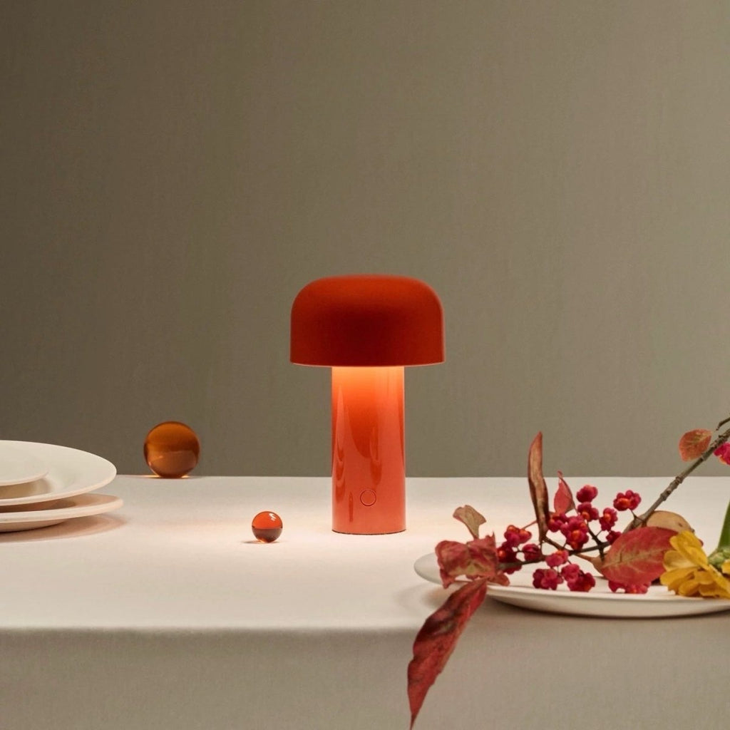 Mushroom Beside Lamp - Bellhop Portable LED Table Lamp